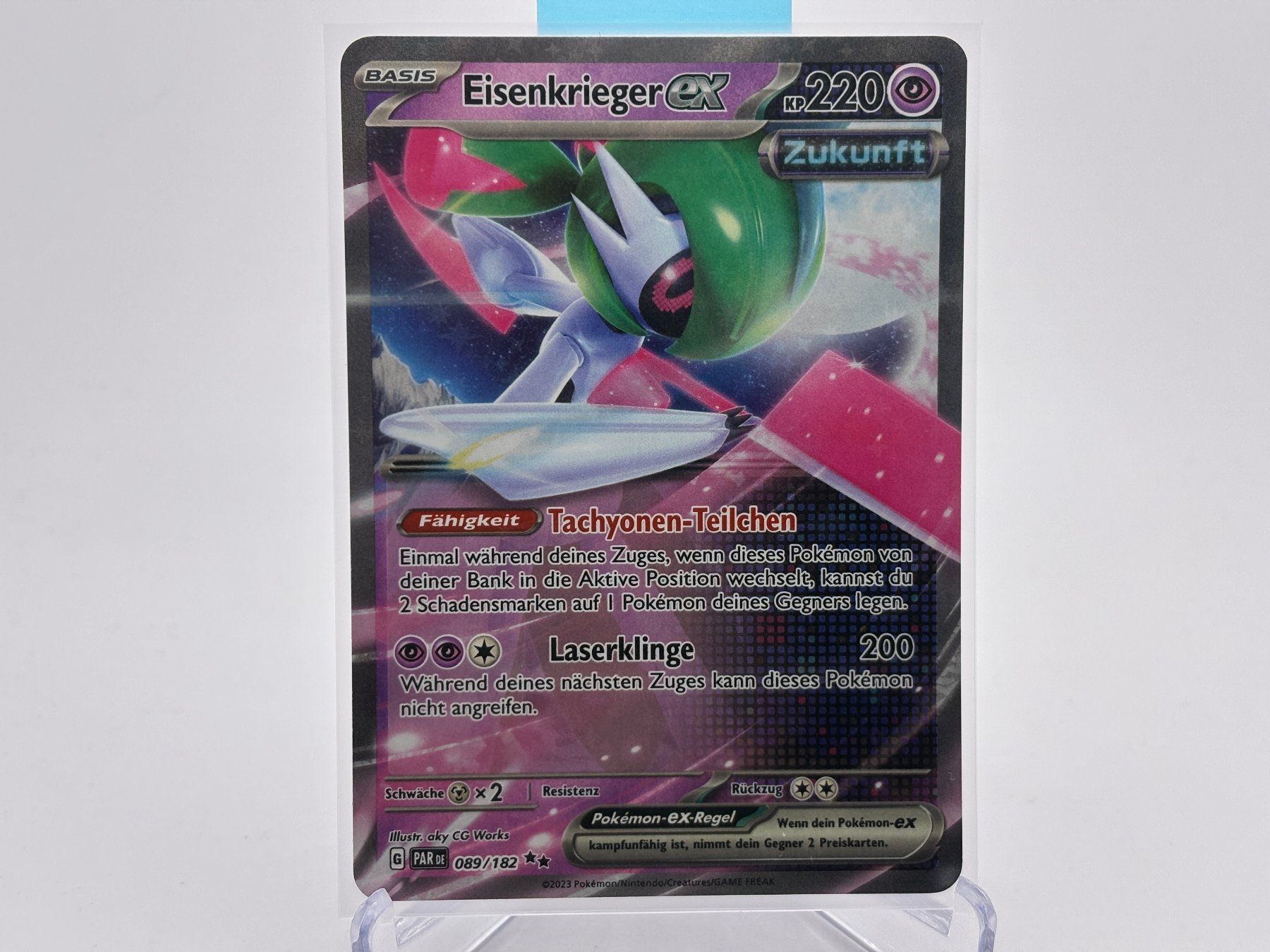 Pokémon Carte collezionabili: Paradoxrift - Eisenkrieger ex  (PAR 89) - DE – Nuovo (secondo la descrizione) da Allschwil venduto da Bullach
