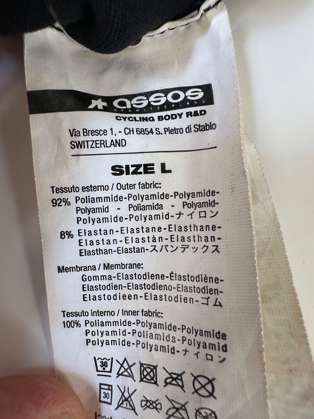 Assos Guanti & manicotti: Assos RainGloves Grösse L, NEU – Usato da Hedingen venduto da Kingkikapu1 2