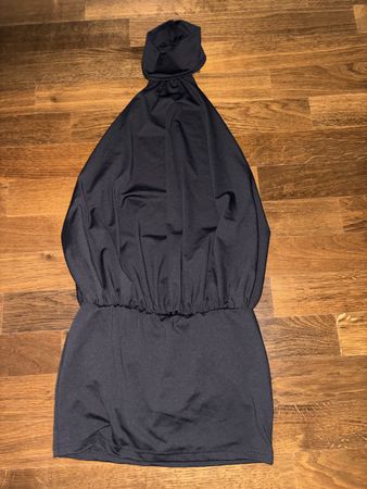 Schickes Sommer Top, Neckholder, schwarz, Grösse XXS