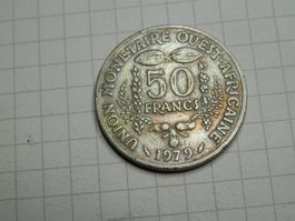 Westafrikanische Staaten (UEMOA) 50 Franken, 1979