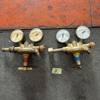 Set Autogen Druckreduzierventil Acetylen und Sauerstoff 3