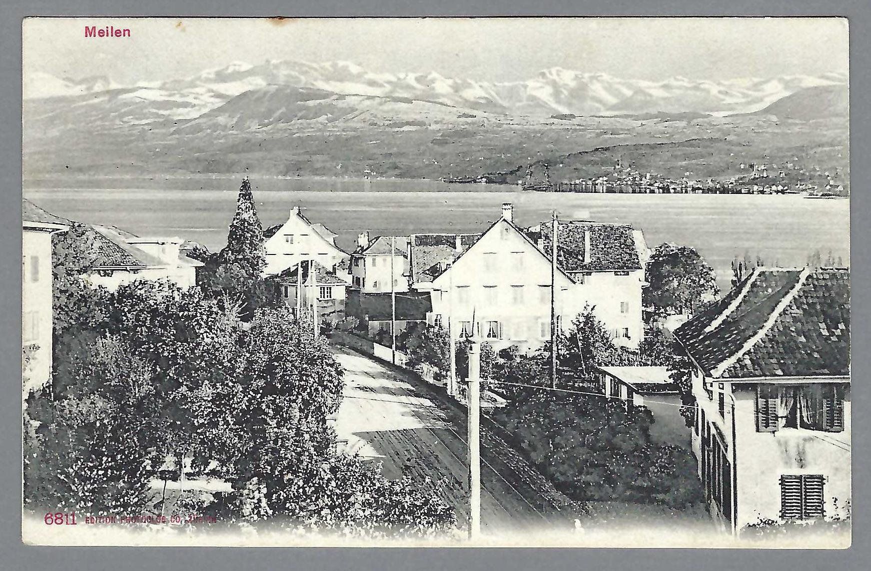 Cartoline postali: 1907, MEILEN, INNENSEITE – Usato da Pura venduto da ulisse1957