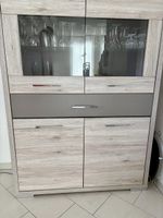 Vitrinenschrank Holzoptik, guter Zustand