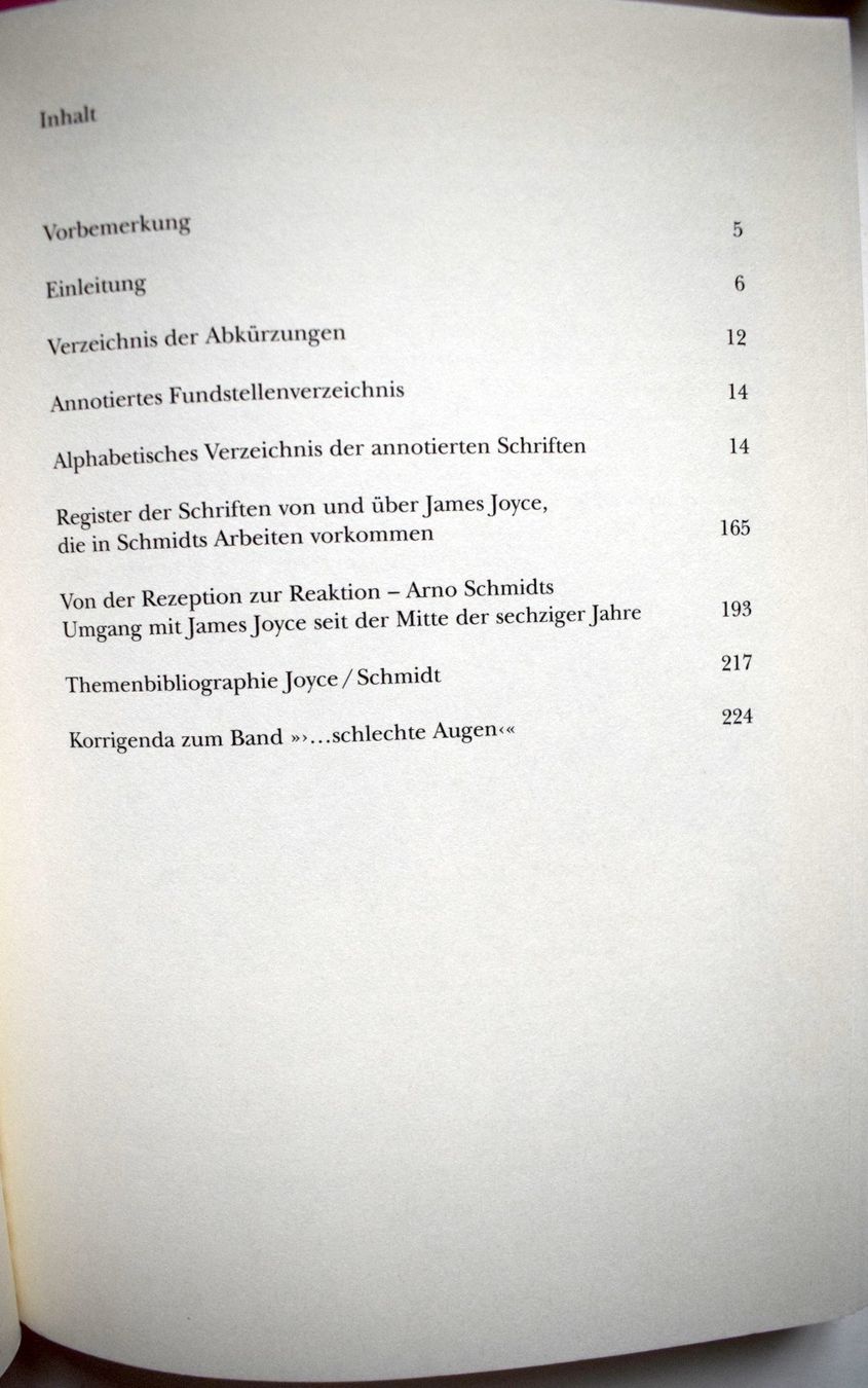 Libri: Arno Schmidt LOT James Joyce Porträt Critical Study – Usato da Dulliken venduto da ichwettichhett 3
