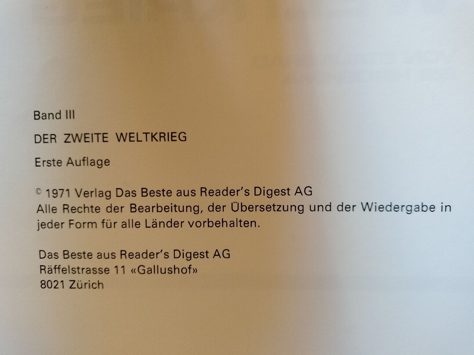 Bücher: Drei Armee Militär Weltkriegs Bücher – Gebraucht aus Schwanden Sigrisw von len_9yqg 8