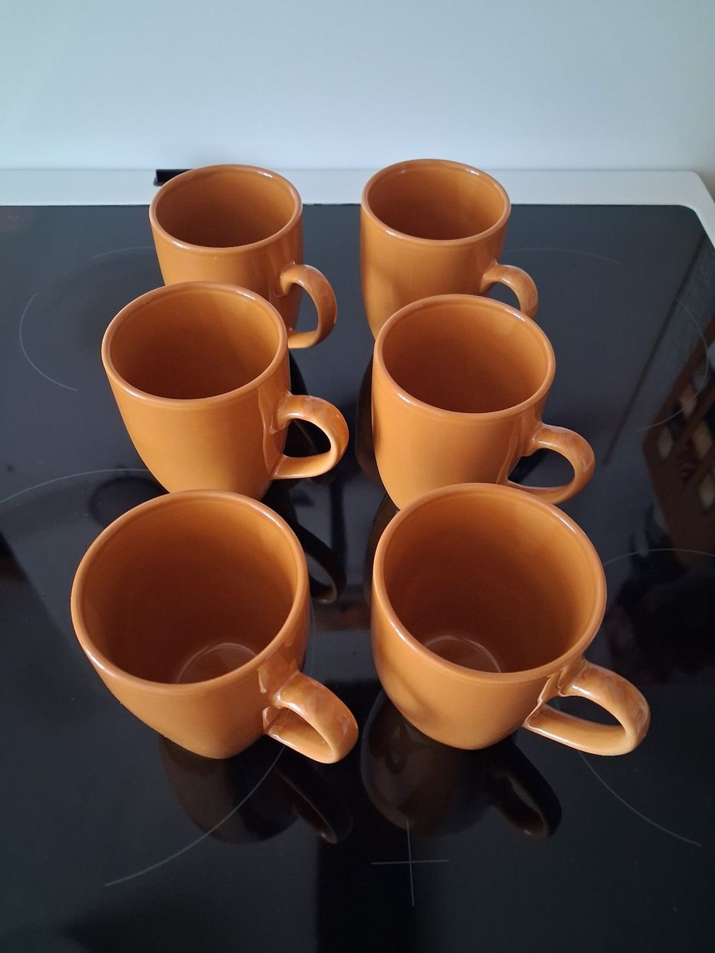 Tassen: 6er Set Kaffee-/Tee Tassen Ockerfarben – Neu (gemäss Beschreibung) aus Wald ZH von e8e 1