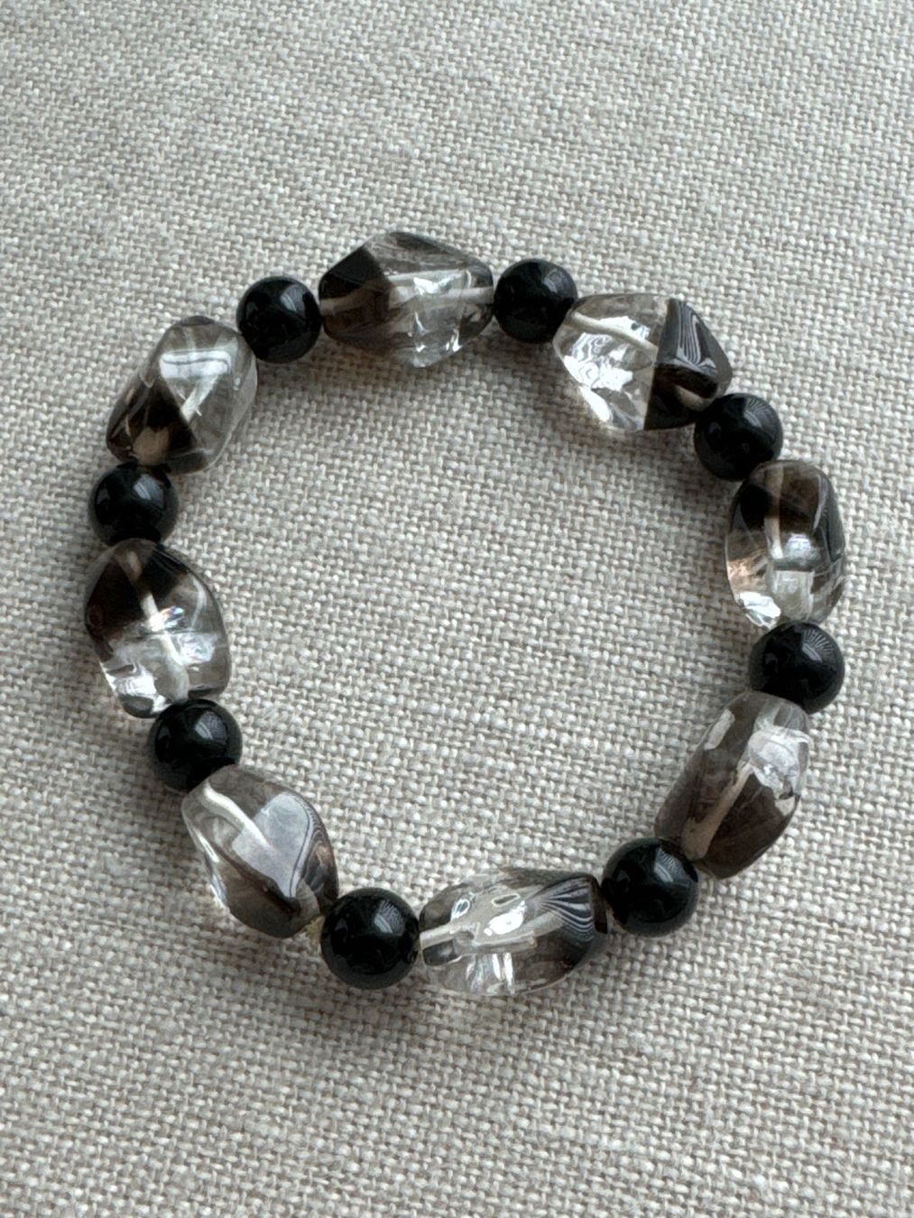 Bracciali & Braccialetti: Armband Schwarz-Glas – Nuovo (secondo la descrizione) da Brütten venduto da Rod816 1
