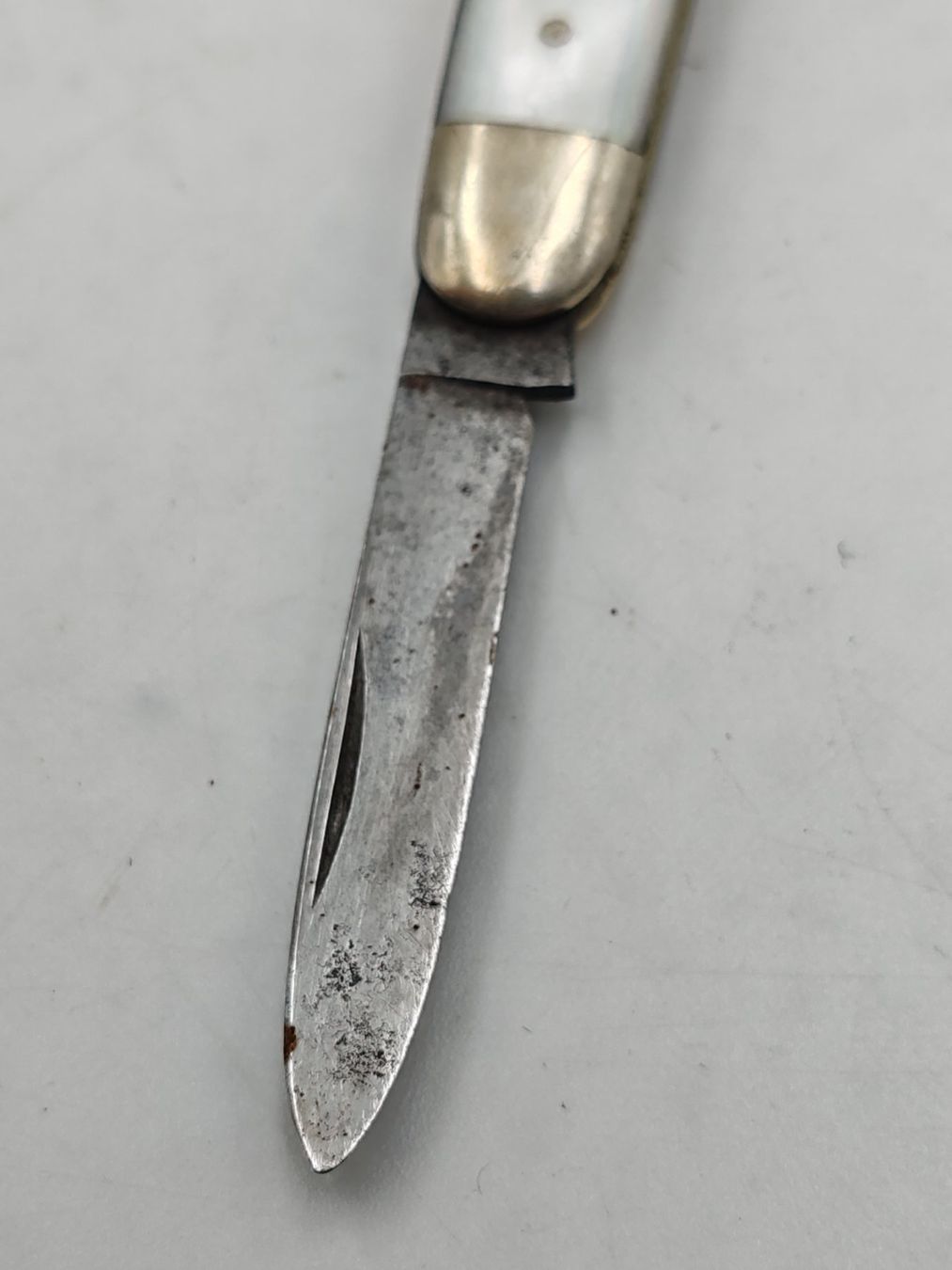 Coltelli tascabile: Vintage Sackmesser mit Perlmut, Taschenmesser – Usato da Luzern venduto da Lager6640 4