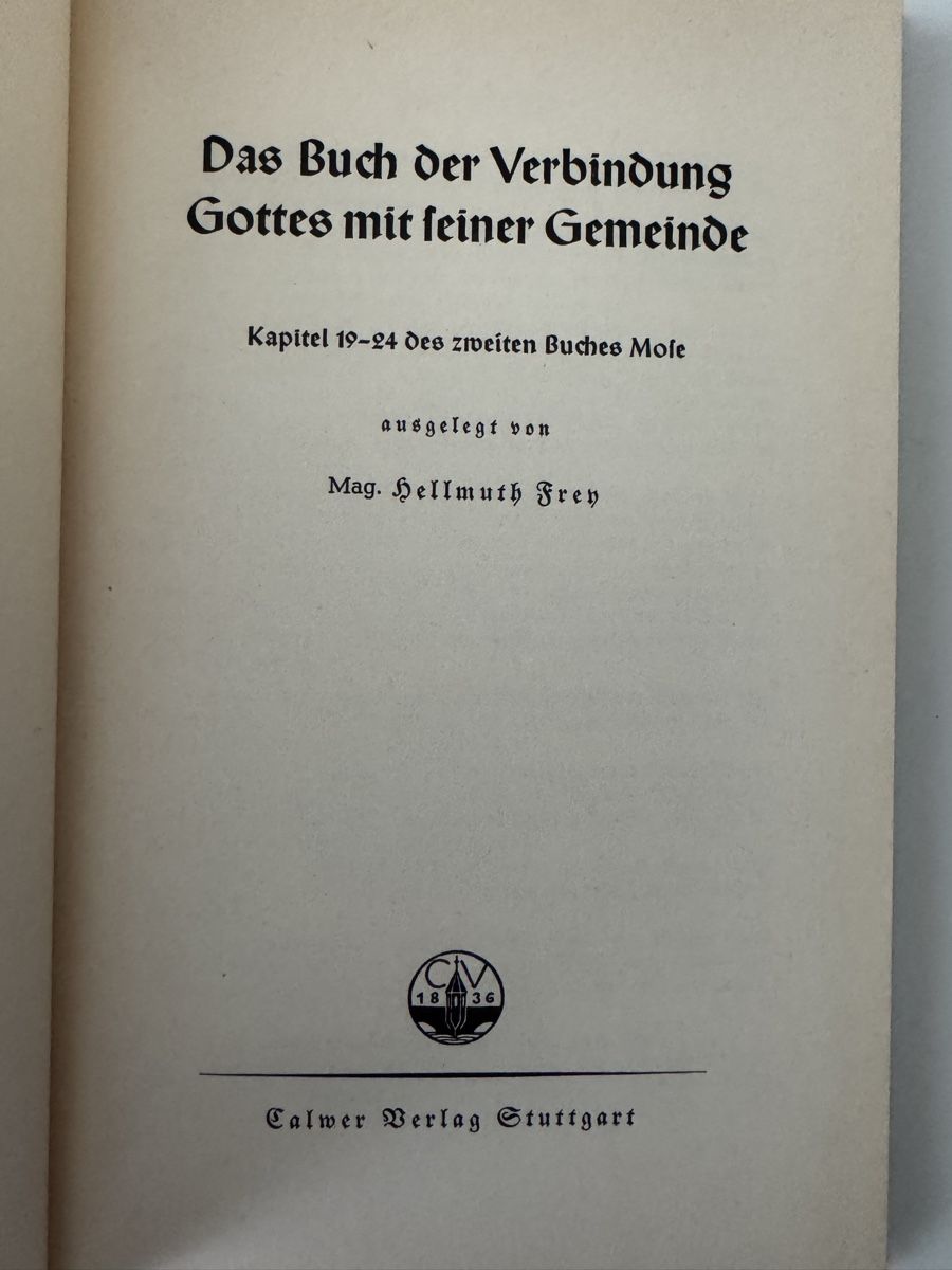 Bücher: Hellmuth Frey Bibelkommentar – Gebraucht aus Emmenbrücke von Balmoral 1
