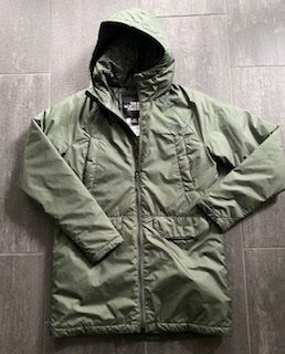 The North Face Jacke oliv mit Kapuze gebraucht Zustand