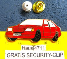 MERCEDES S-KLASSE W140 1991 AUTO PIN ENAMEL m. SECURITY-CLIP
