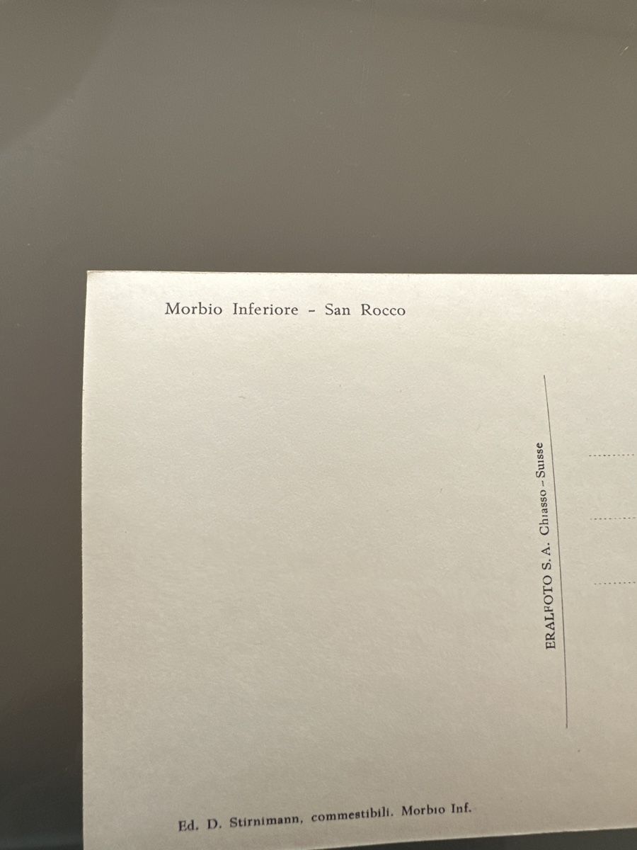 Cartoline postali: Morbio Casa San Rocco – Usato da Morbio Inferiore venduto da Ecod 1