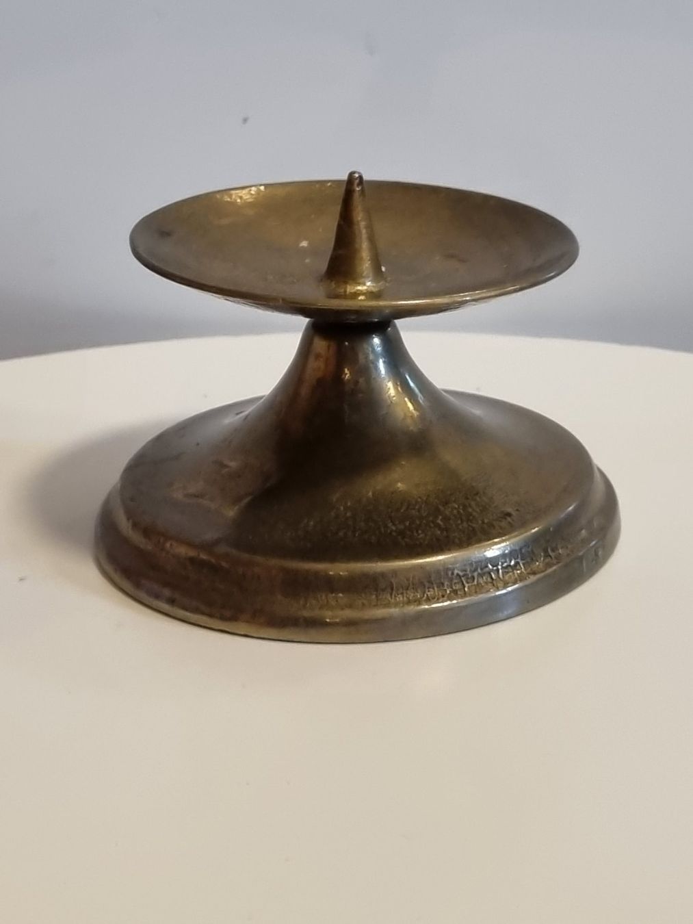 Kerzenständer: Vintage Messing Kerzenhalter mit Dorn – Gebraucht aus Scharnachtal von devin03