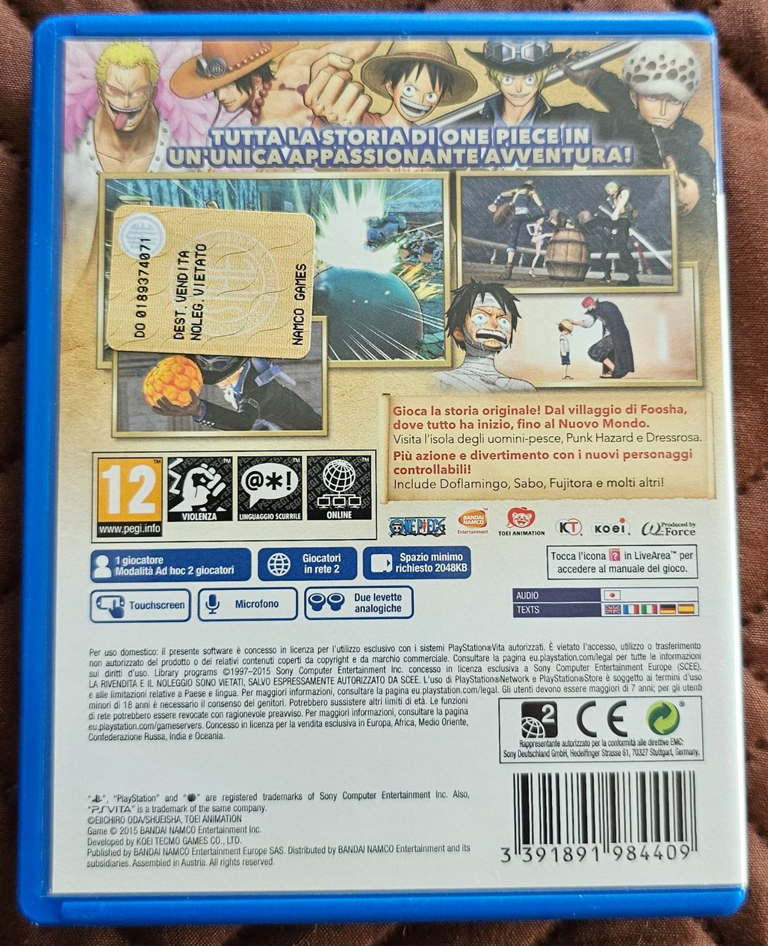 Sony Giochi: PS Vita - One Piece Pirate Warriors 3 – Usato da La Garde venduto da The_Hammer76 1