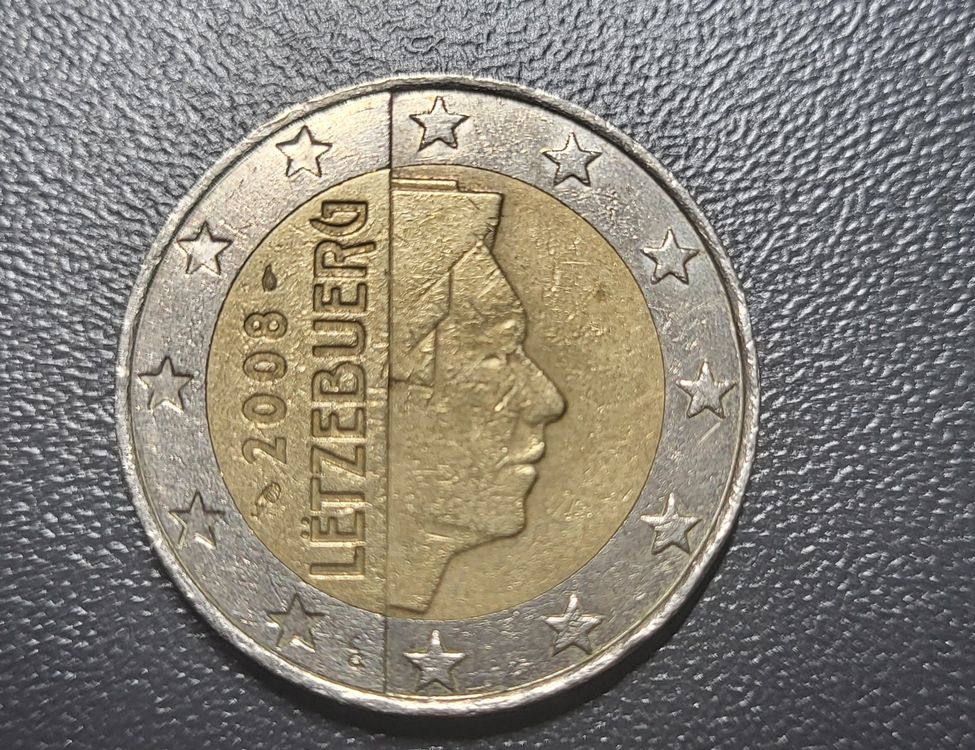 letzebuerg 2 euro münze 2008