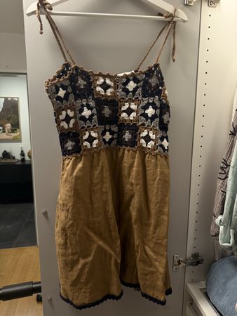 Zara Kleid, Sommerkleid, Häkeloptik, Grösse S, Top Zustand
