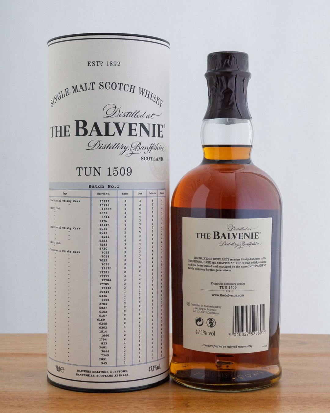 Balvenie Bevande alcoliche: Balvenie - Tun 1509 - Batch No. 1 – Nuovo e nell'imballaggio originale da Zofingen venduto da maltpoint 1