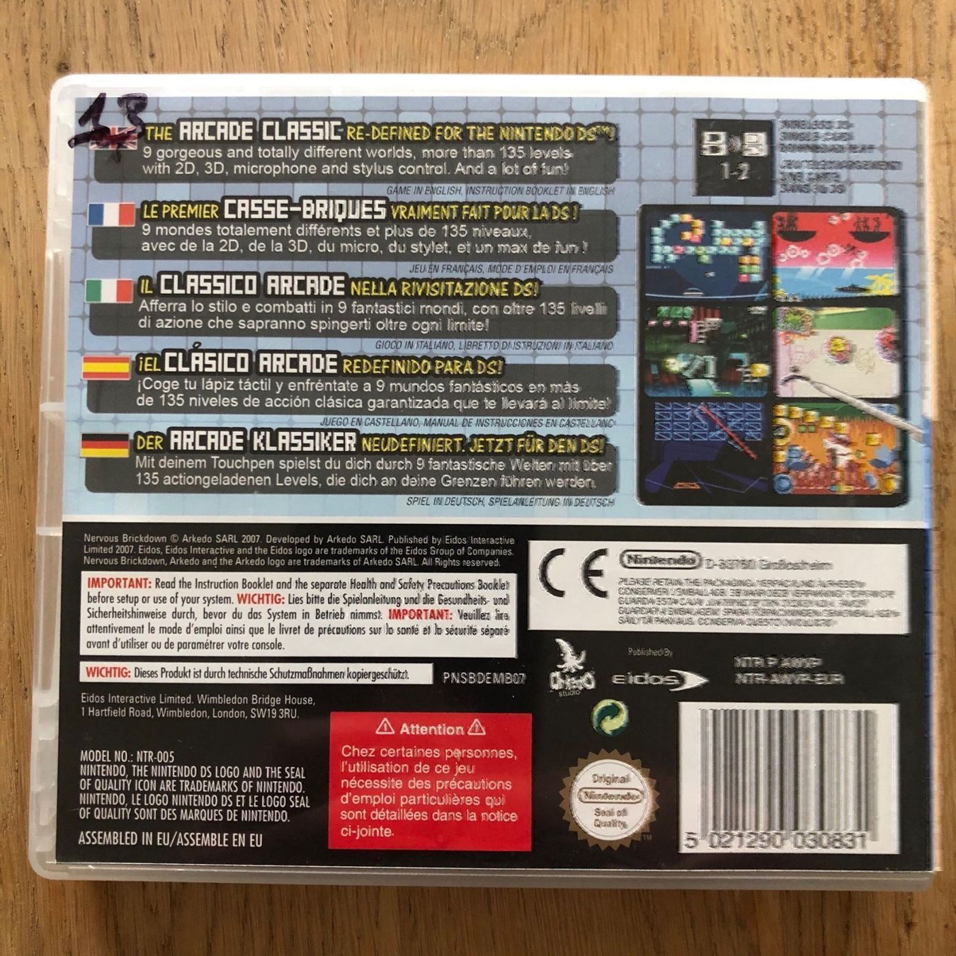 Giochi: Nervous Brickdown für Nintendo DS – Usato da Kestenholz venduto da Mad18 1