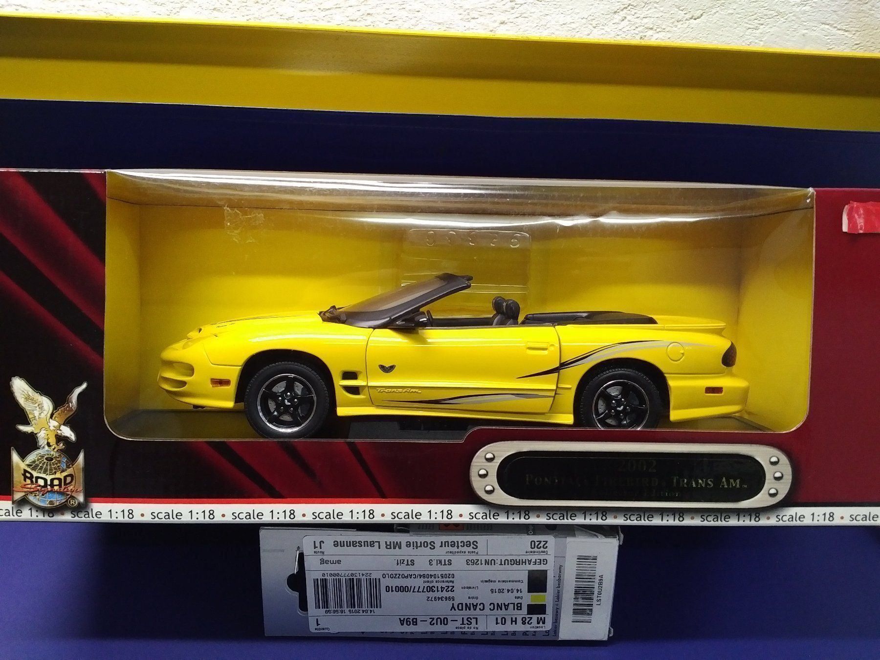 Modellautos: 1/18  Pontiac Firebird Trans Sam – Neu und originalverpackt aus Fribourg von 911cc 2