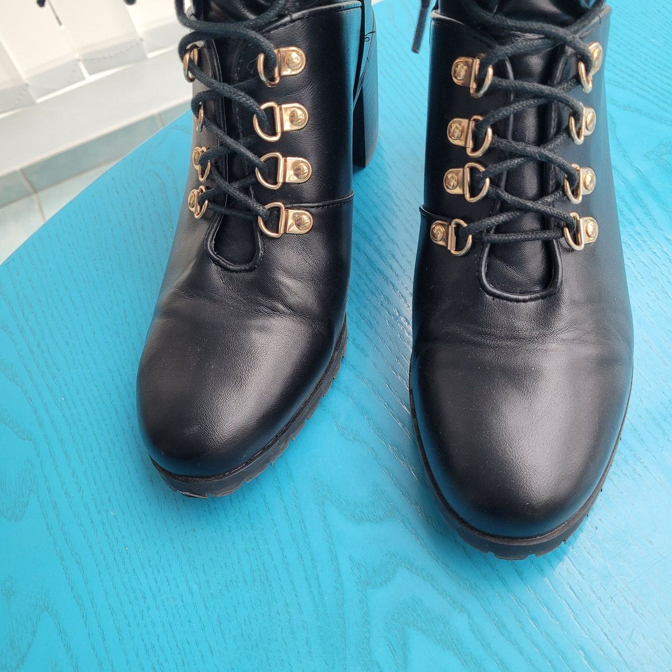 Scarpe da donna: Stiefelette  ,Schnürboots , schwarz , Grösse 40 – Nuovo (secondo la descrizione) da SCHÜBELBACH venduto da CoKaHa 6