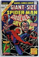 SPIDER-MAN GIANT SIZE #1 AND DRACULA MARVEL 1974