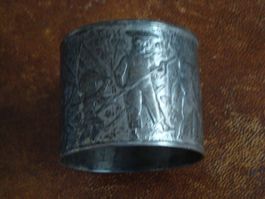antiker Serviettenring, Silber