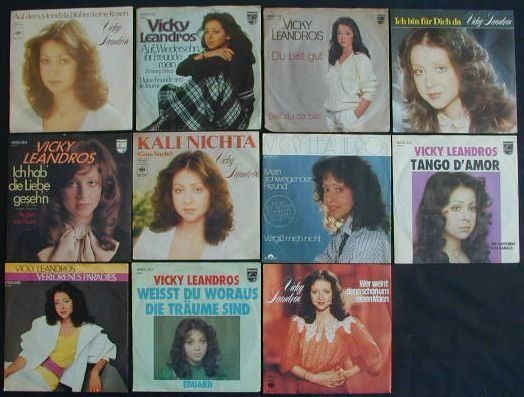 Vinyles: VICKY LEANDROS Sammlung: 11 Vinyl Single – D'occasion à Zürich par Vinyl 1