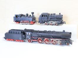Märklin 3 x Loks H0 Dampfloks BR 01 & Co - Set