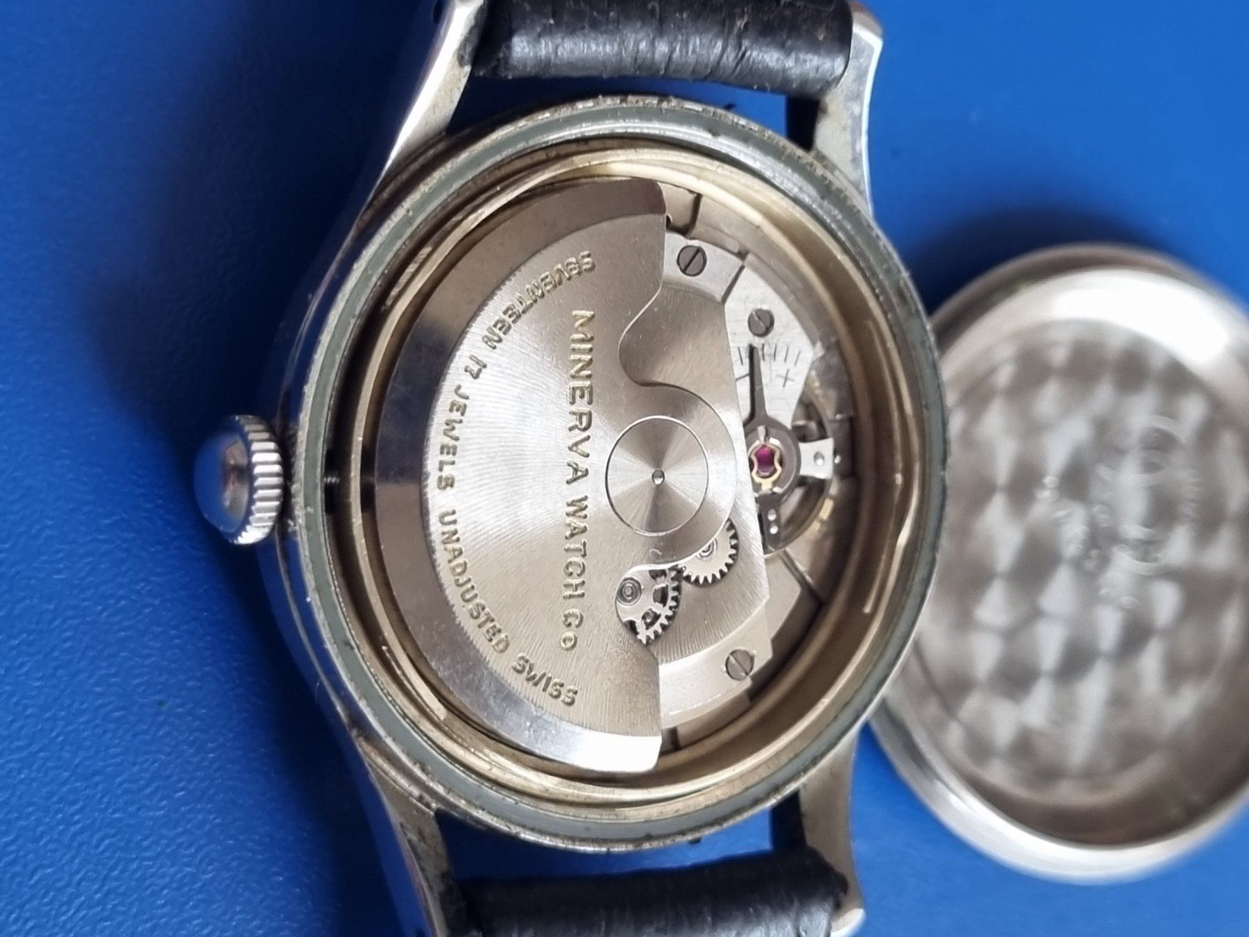 Minerva Orologi: Minerva Automatic Uhr – Usato da Schaffhausen venduto da Leveron13 8