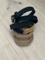 100% leather French Connection wrap around belt black/brown