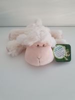 Adorable peluche mouton crème - Douce et câline neuve