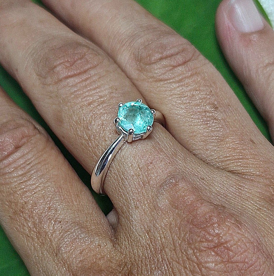 Anelli: Smaragd Solitär Ring – Nuovo e nell'imballaggio originale da Zürich venduto da GOS08 7