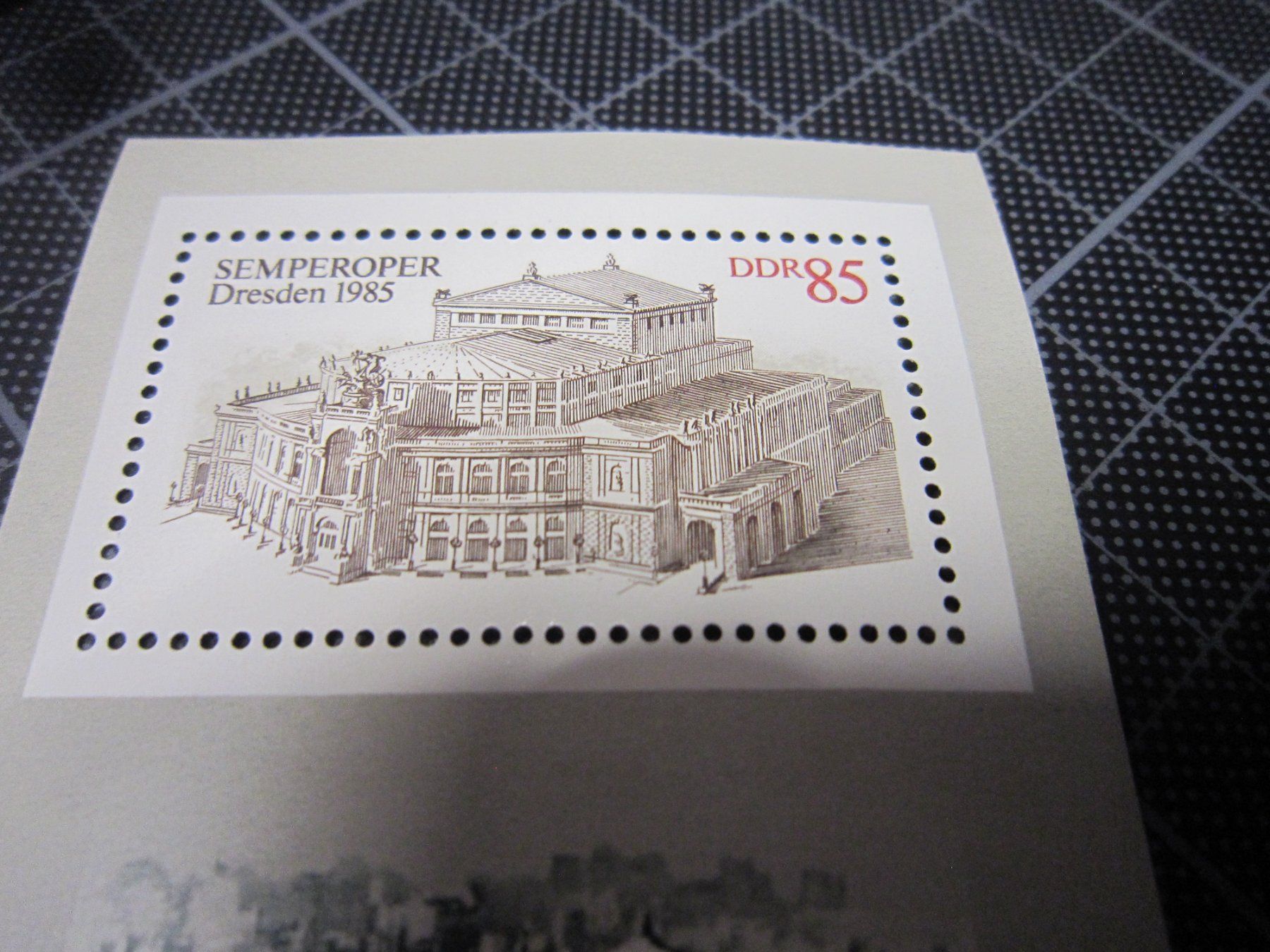 Alle Briefmarken: DDR schöner Block 1985 – Gebraucht aus Giubiasco von sal_9j6w