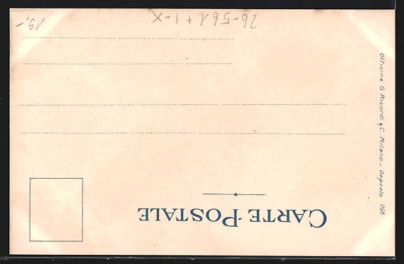 Cartoline postali: Künstler Leopoldo Metlicovitz: Busseto, – Usato da Berlin venduto da bartko-reher 1