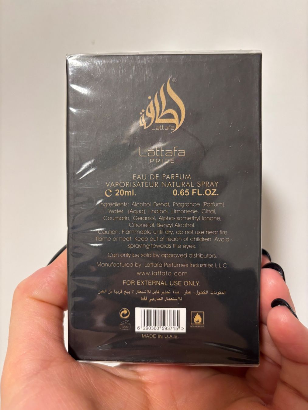 Profumi & Eau de Toilette: Lattafa Pride Leen EDP 20ml.Neu und ungeöffnet – Nuovo e nell'imballaggio originale da Zürich venduto da deruja 2