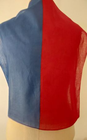 Tuch Baumwolle quadratisch Motiv Tessin