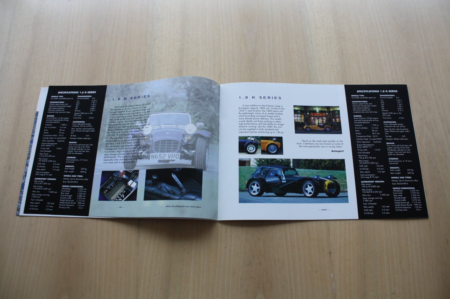 Lotus Dokumente: Caterham Super Seven Prospekt – Gebraucht aus Wikon von erwin400 4
