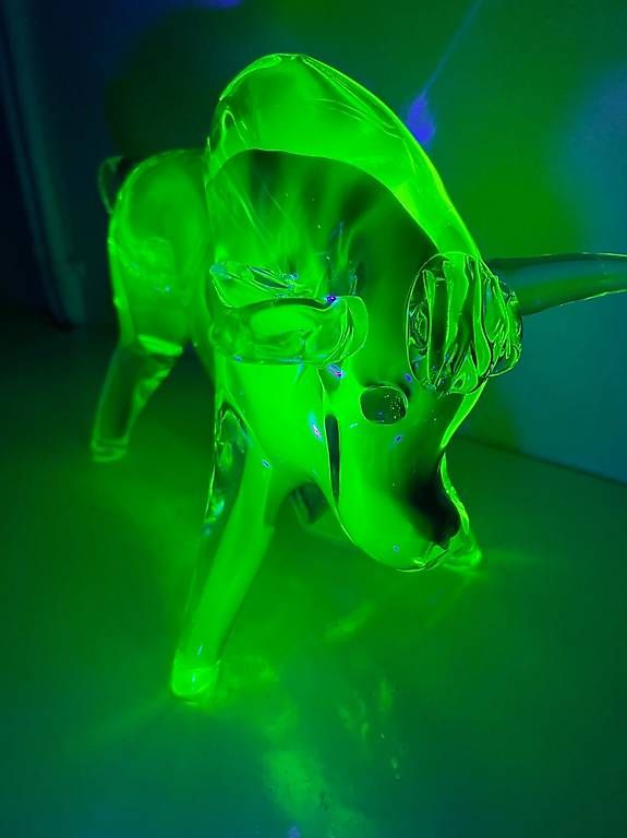 Sculture & Statue: Enorme taureau Murano en verre ouraline – Usato da Les Acacias venduto da kim_2dxt 1