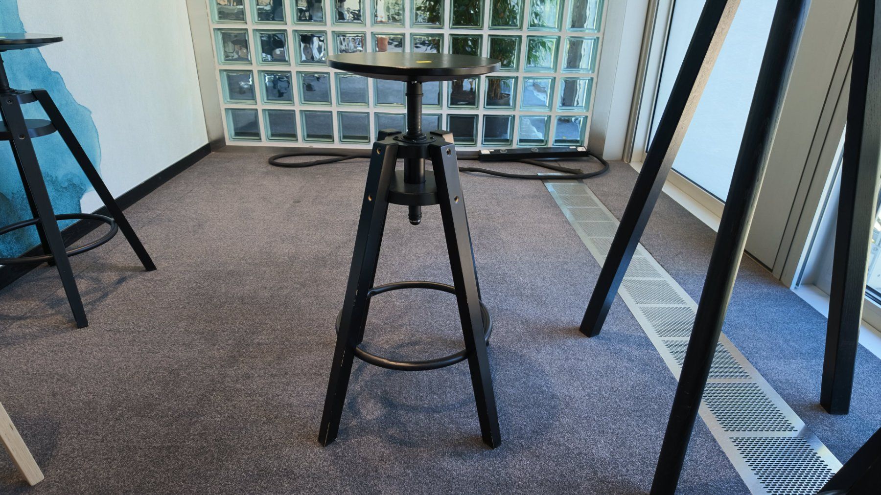 Hocker: IKEA Dalfred Barhocker, Schwarz – Gebraucht aus Affoltern am Albis von Zapro 1