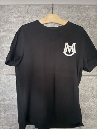 Moncler T-Shirt schwarz Logo Stickerei Grösse L