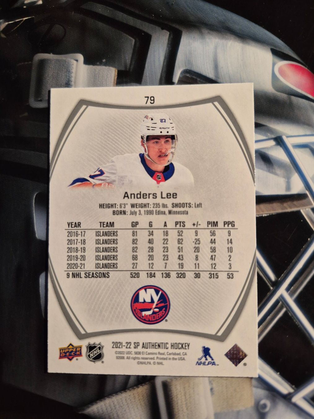 NHL Carte collezionabili: NHL Anders Lee New York Islanders – Usato da Treiten venduto da Sauber73 1