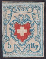 17II, Rayon I hellblau T.19 C2-RO, ungebraucht *, Kat: 800.-