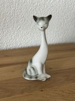 Gräfenthal Porzellan Katze Vintage 12,5 cm