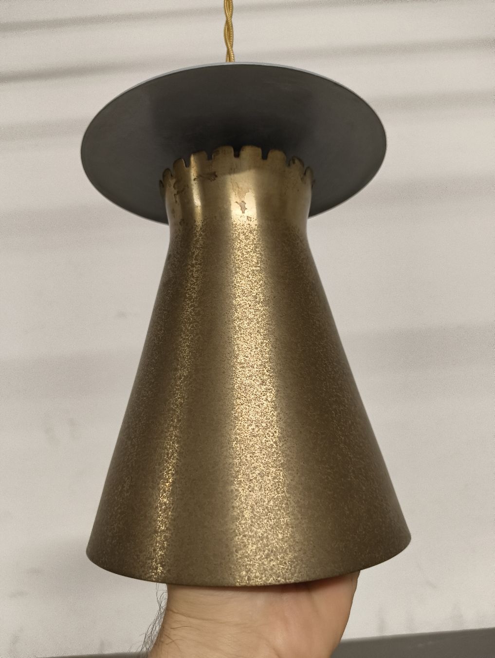 Lampadari & plafoniere: 50er Jahre Messing Deckenlampe Dr – Usato da Zürich venduto da BK8000 5