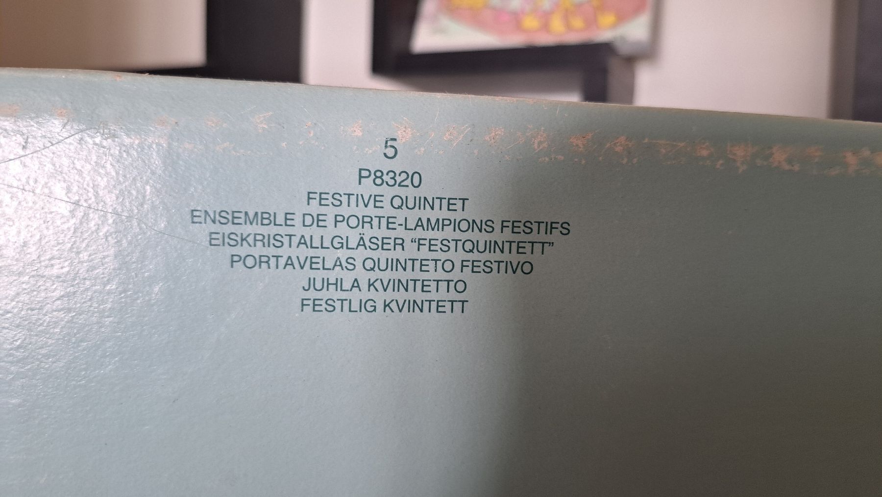 Partylite Tutte le decorazioni: 5 Eiskristallgläser Festive Quintett NEU – Nuovo e nell'imballaggio originale da Boniswil venduto da Motze0 4