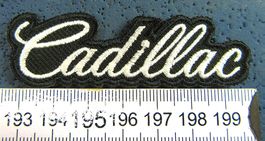 CADILLAC AUTO LOGO GESTICKT AUFNÄHER PATCH MIT LEIM