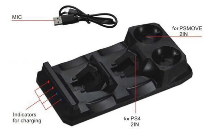 Controller: Ps4 4 in 1 Schnellladegerät Ladestation – Nuovo e nell'imballaggio originale da Unterägeri venduto da RmOnline 4