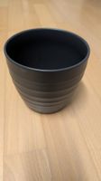 Luwasa Blumentopf Anthrazit Keramik 14cm guter Zustand