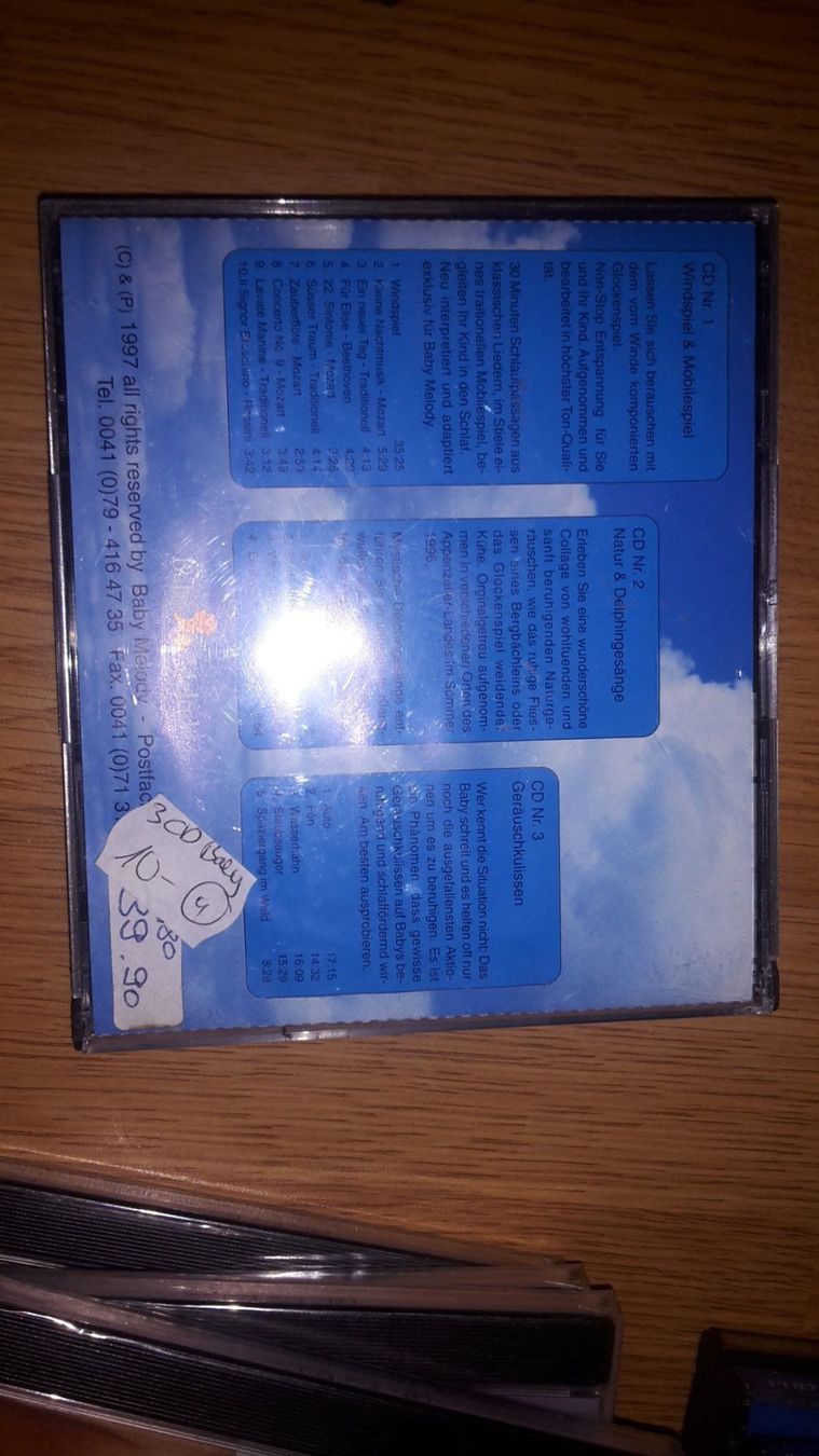 CDs: Baby sleep 3CD – Neu und originalverpackt aus Schwarzenburg von Flamingo07 1