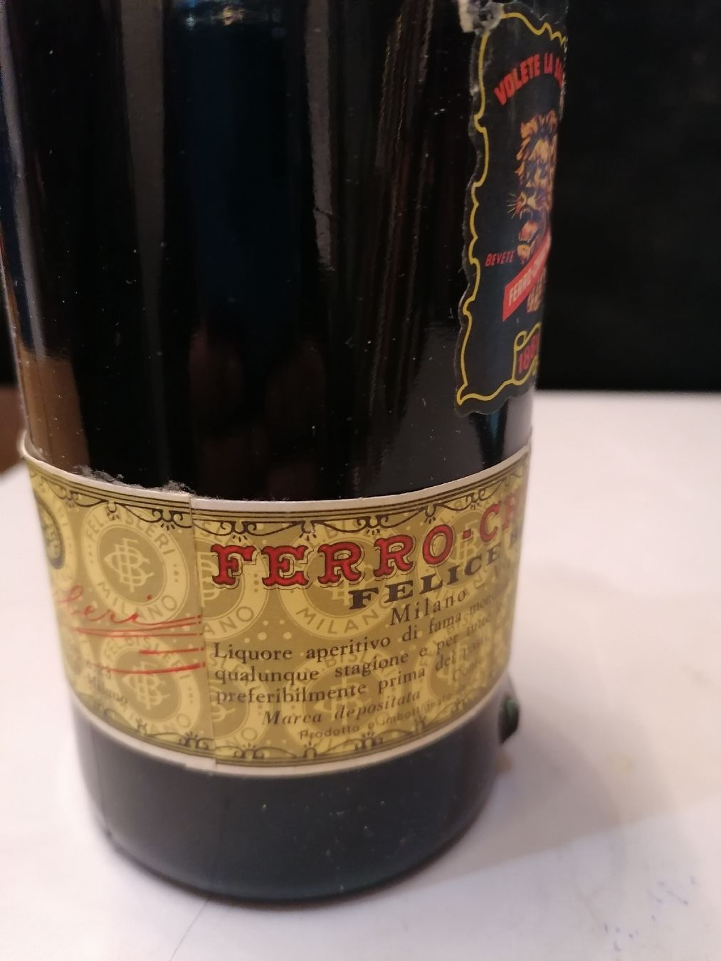 Bevande alcoliche: Ancienne bouteille Ferro-China Bisleri – Nuovo (secondo la descrizione) da Genève venduto da Leboucheoreilles 3